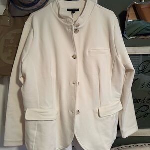 Banana Republic Band Collar blazer